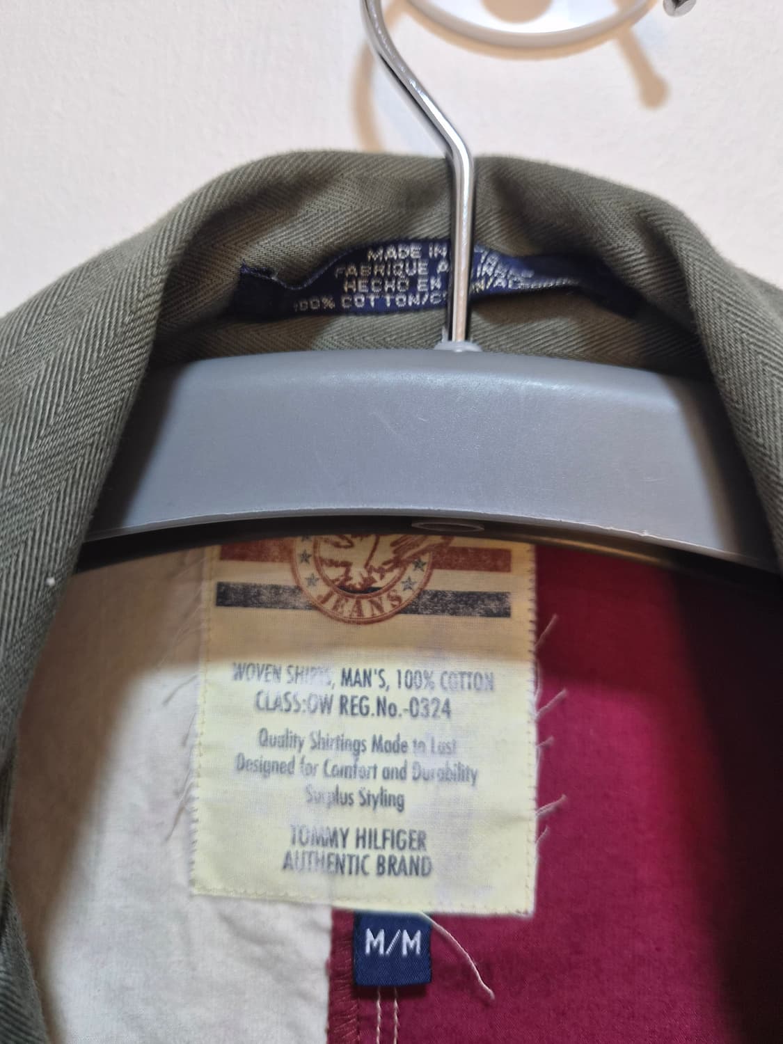 M/100) 타미힐피거 미군 복각 밀리터리 자켓 팝니다 상품이미지3