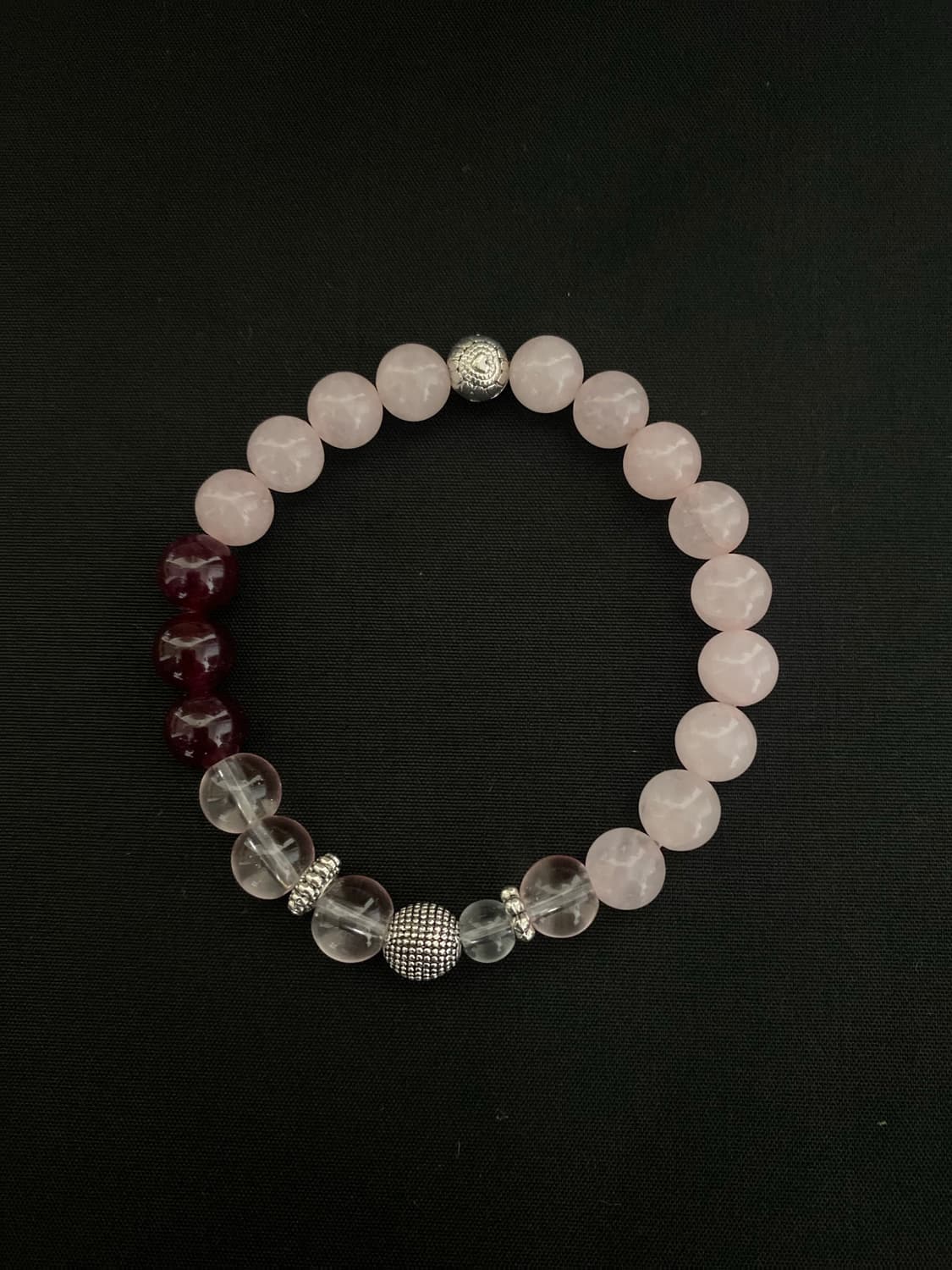 로즈 쿼츠 팔찌 상품이미지1