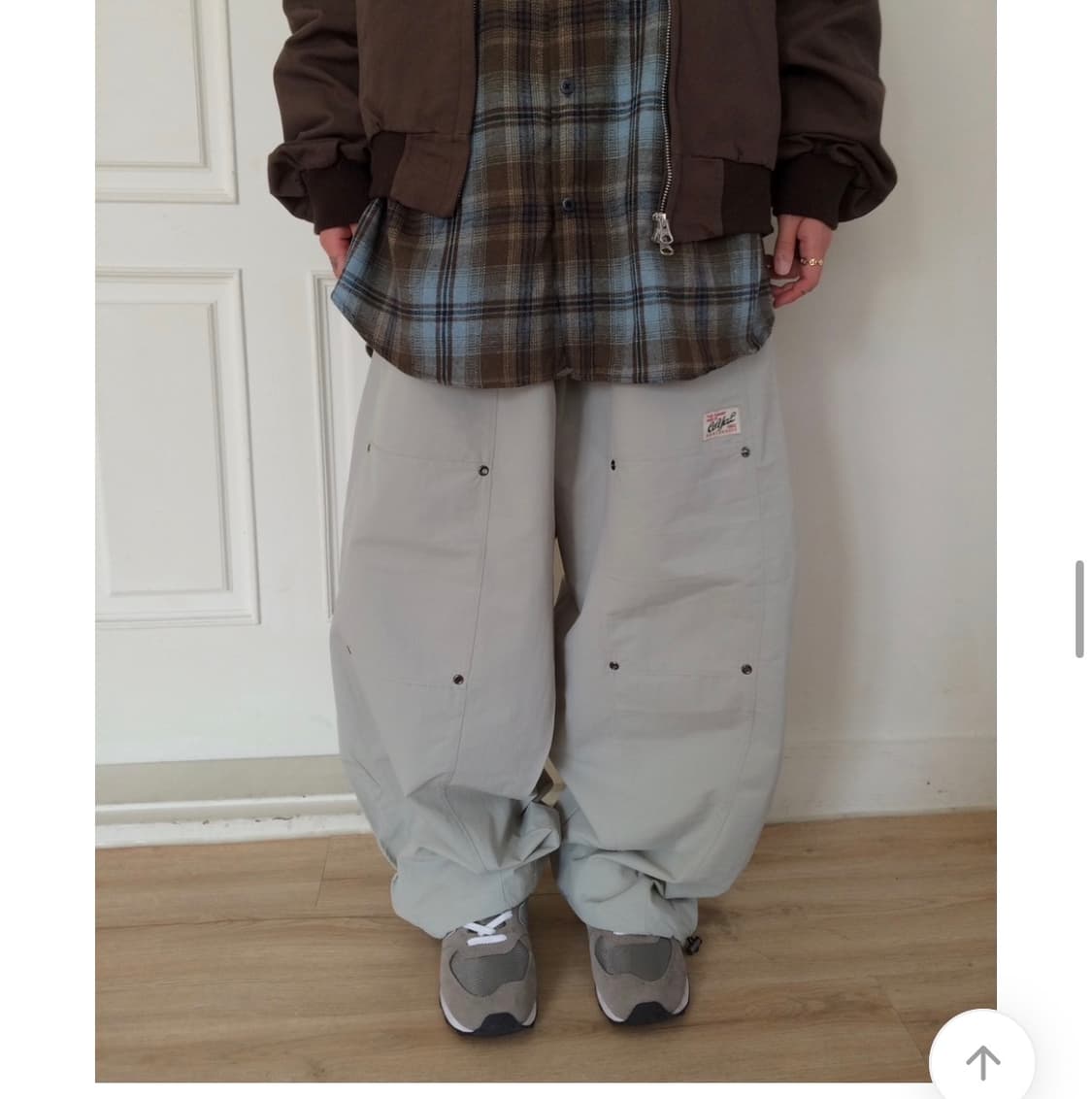 나일론 팬츠 그레이 상품이미지1