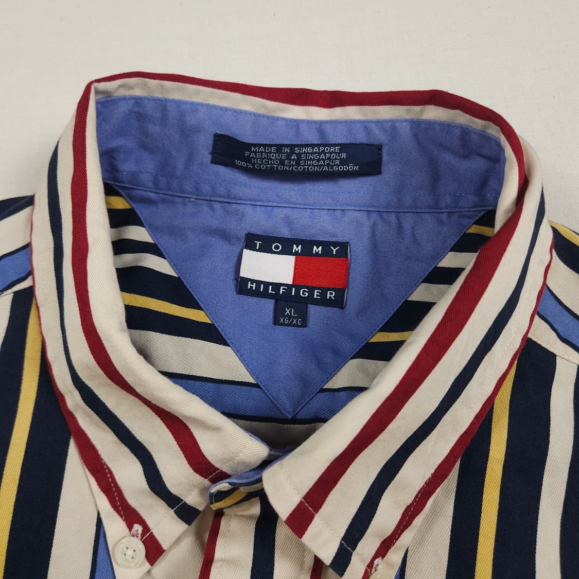 2XL(110) 타미 힐피거 코튼 월계관 셔츠 상품이미지4