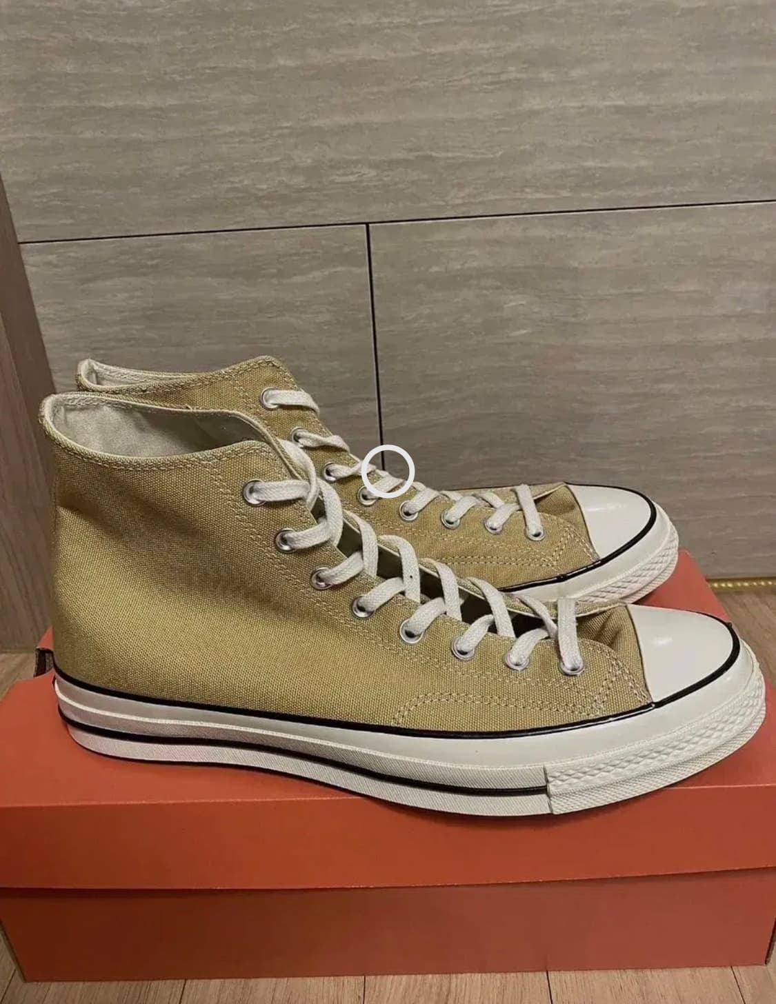 [300] 컨버스 척테일러 70s 하이 클럽 골드 컬러 상품이미지4