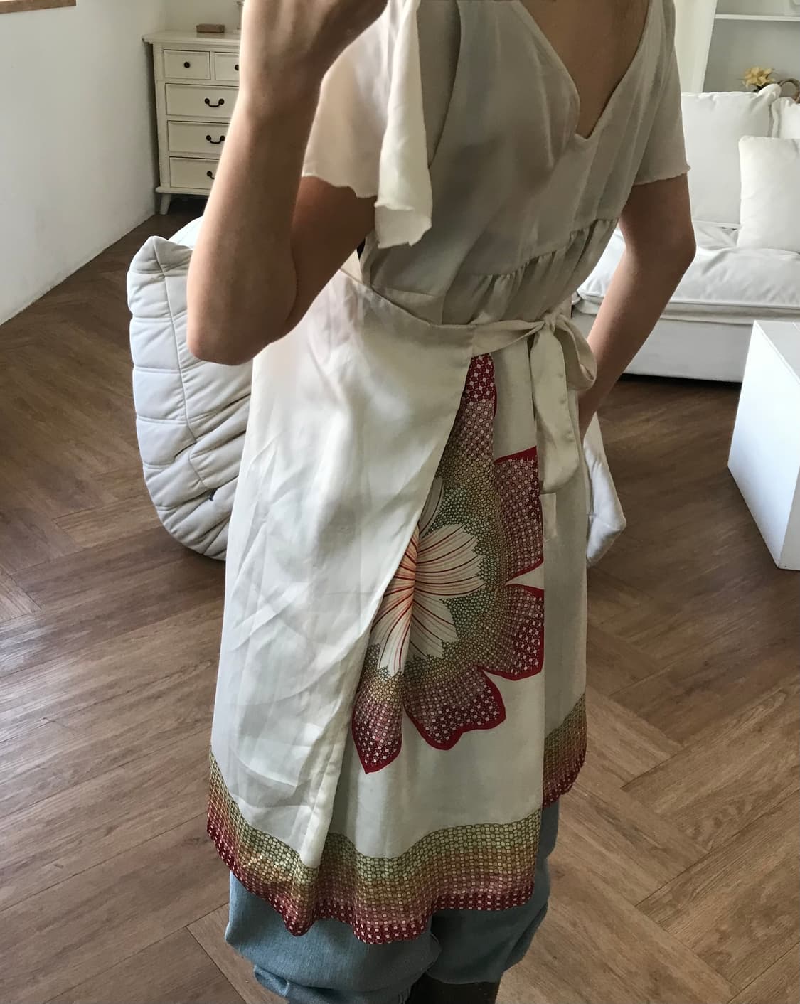 vintage flower pattern one-piece 상품이미지6