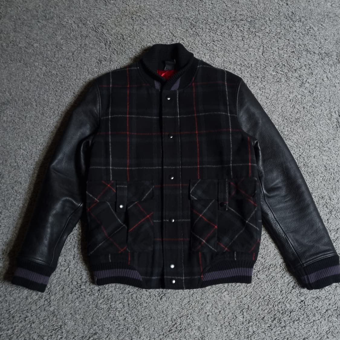 나이키 조던 스타디움 바시티 자켓 야구점퍼 스타장 가죽 100 M 빈티지 상품이미지1