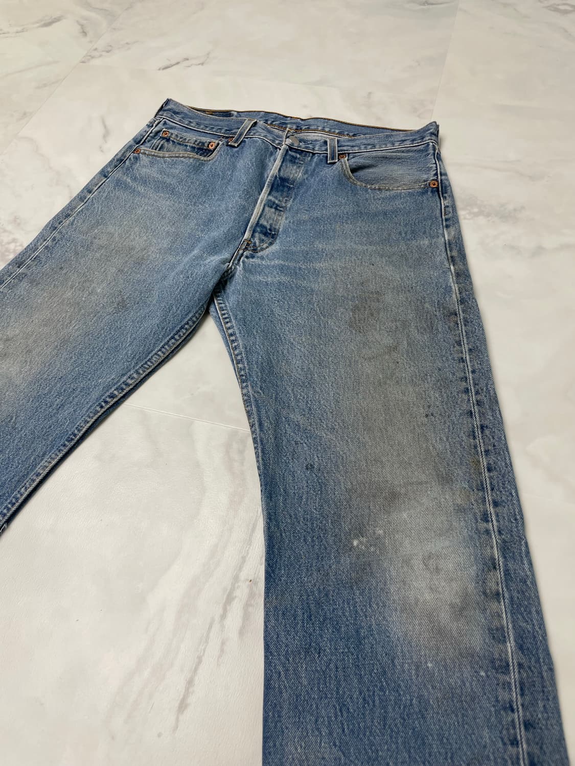 00s USA 빈티지 리바이스 501xx 더티워싱 [W34L32] 상품이미지2
