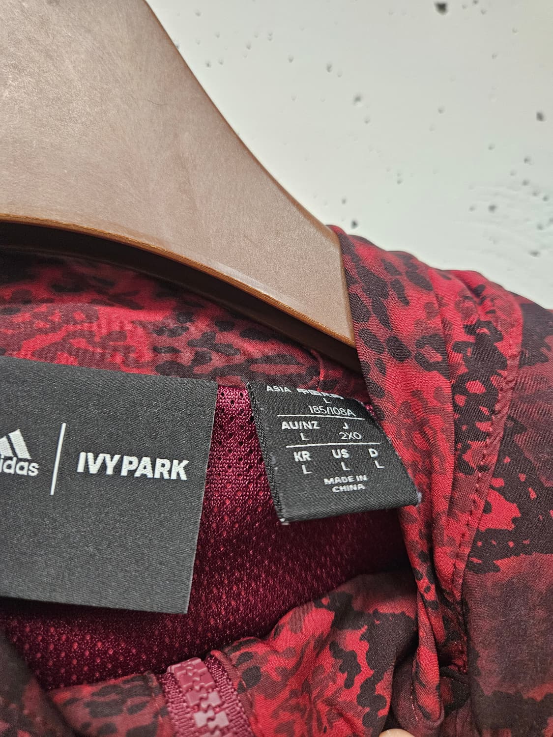 아디다스 아이비 파크 스네이크 프린트 윈드브레이커 재킷 상품이미지4