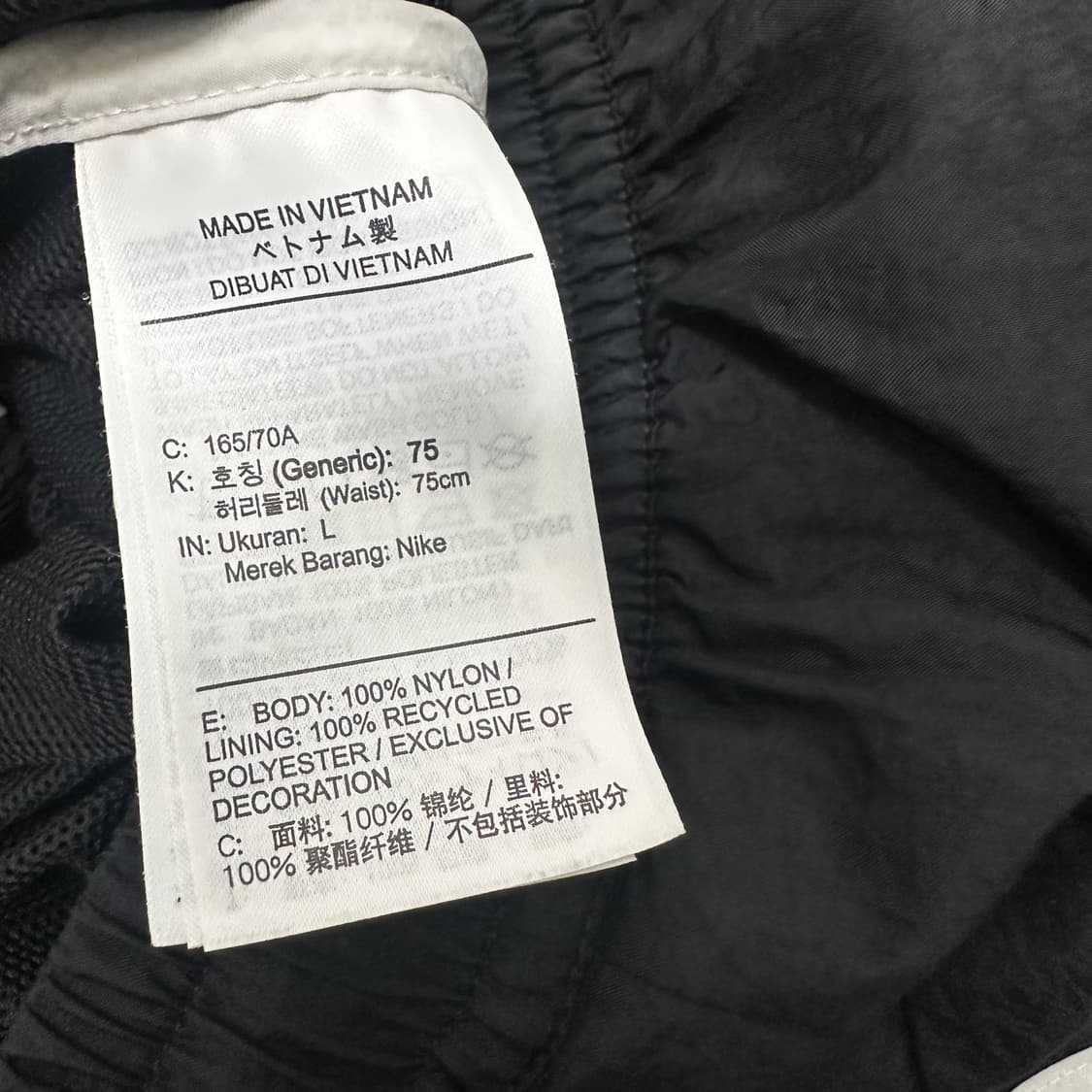 NIKE 나이키 나일론 여성 반바지 운동복 블랙 L 상품이미지6