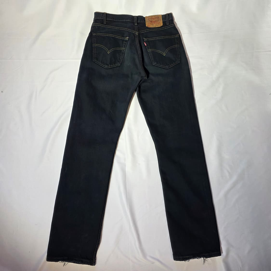 [W32L34]00s 리바이스 505 블랙 데님 팬츠 상품이미지6