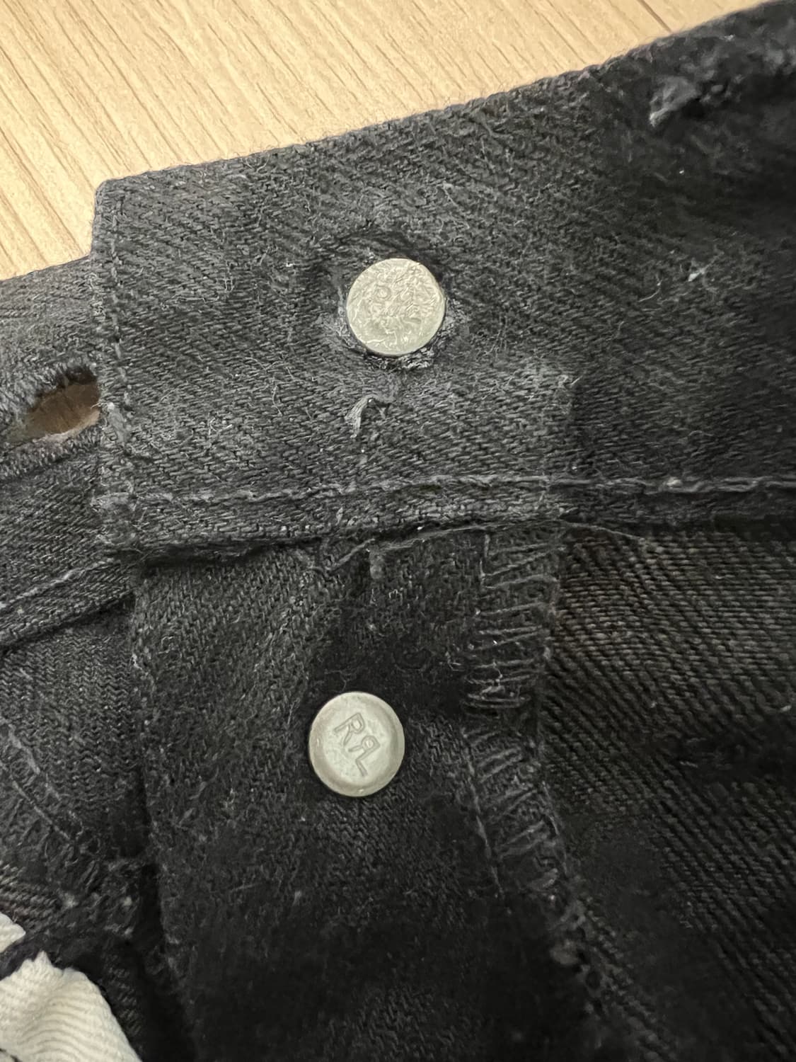 [29] RRL더블알엘 빈티지 5포켓 블랙온블랙 상품이미지10