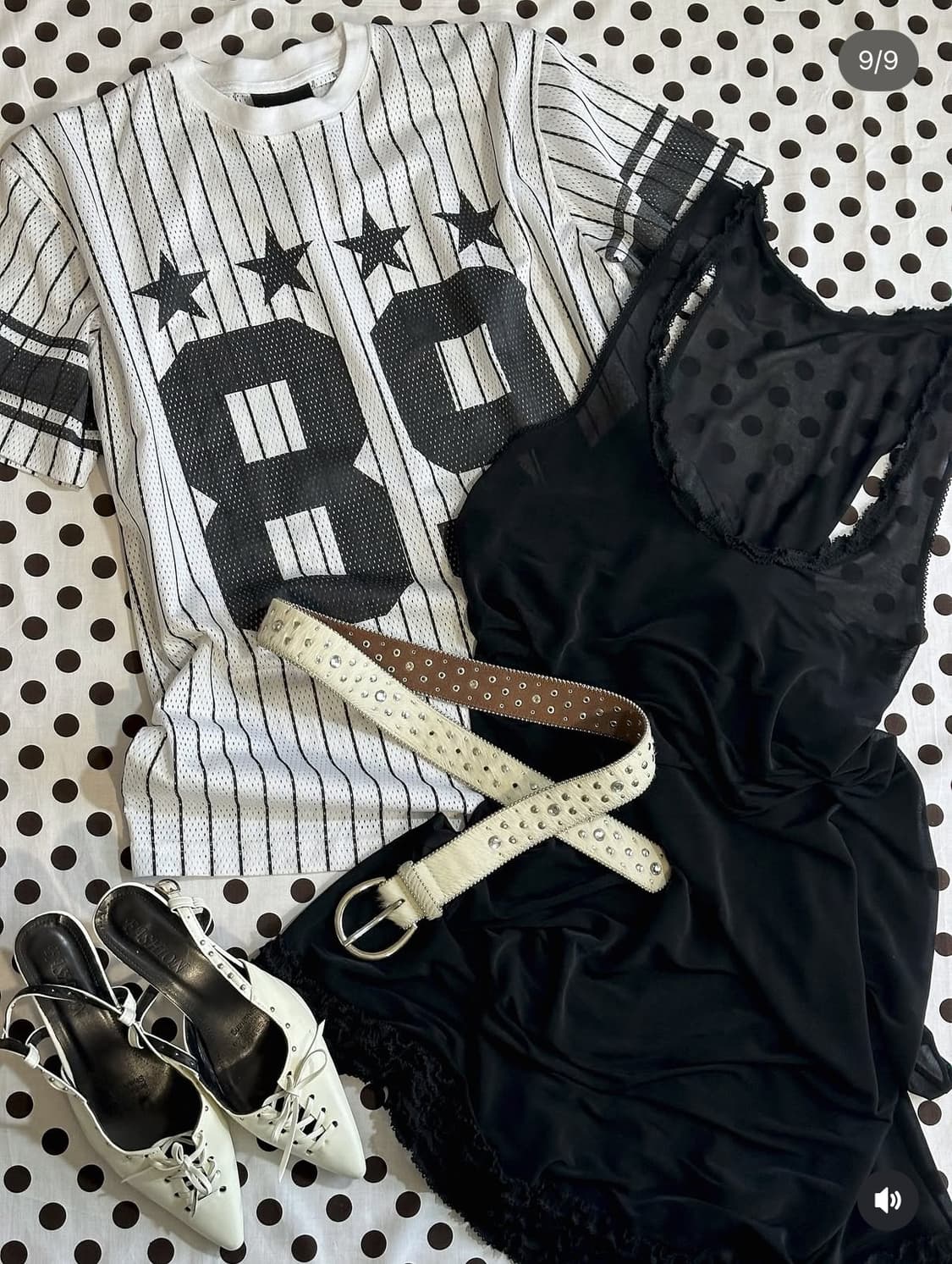 y2k 89 넘버링 메쉬 티셔츠 스트릿 아메카지 갸루 상품이미지1