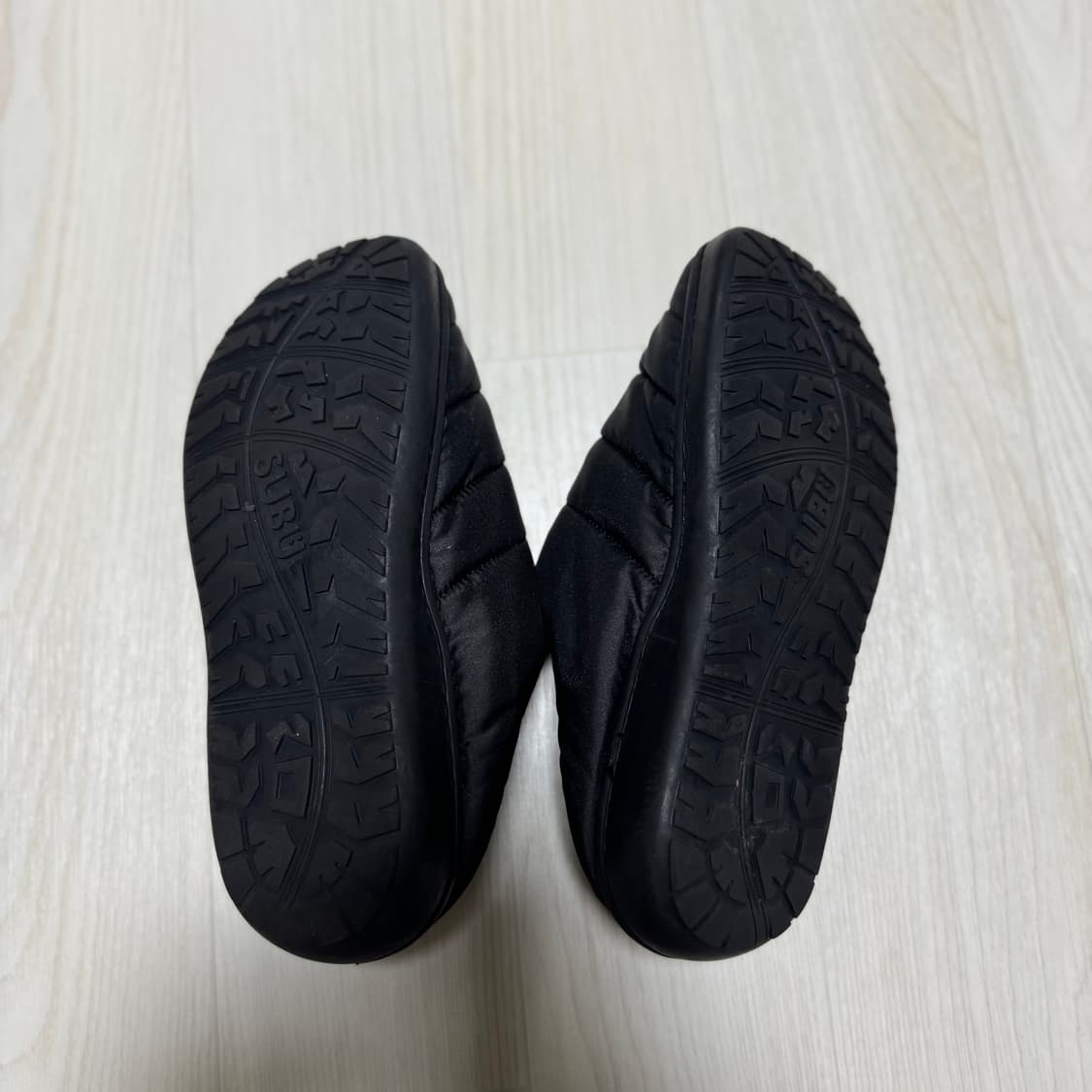 수부 패딩슬리퍼 블랙 0 상품이미지4