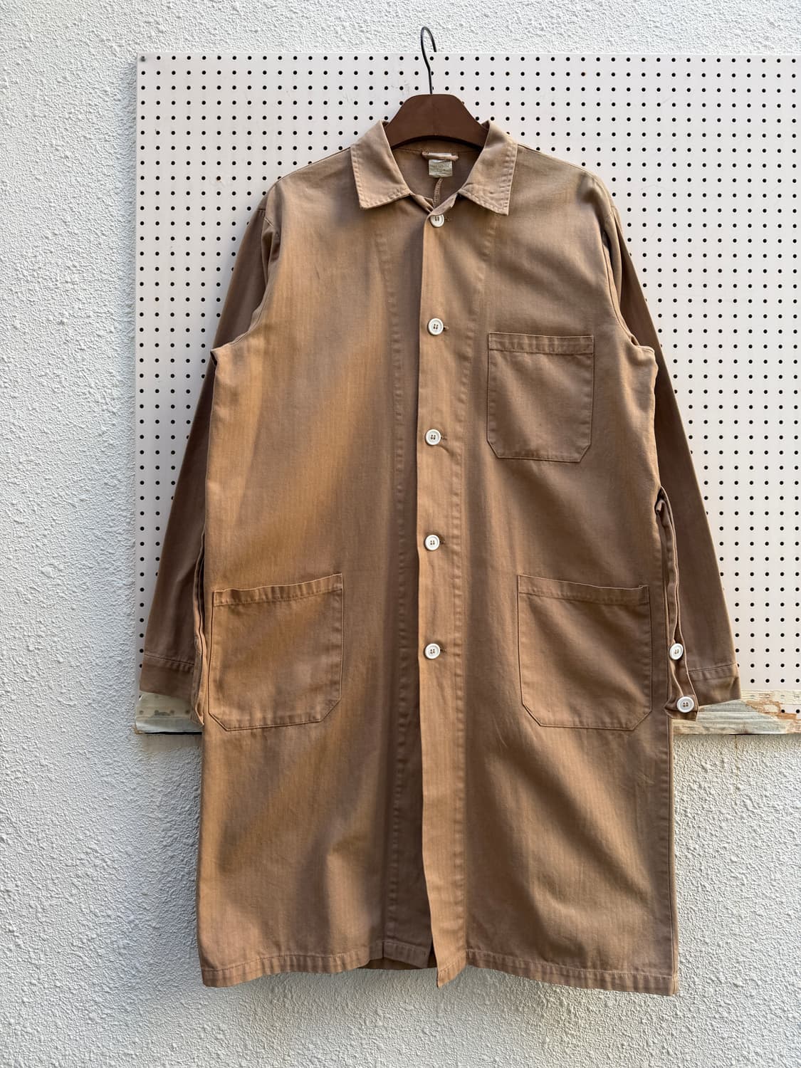 OLD EURO HBT WORK SHOP COAT 헤링본 빈티지워크코트 상품이미지1