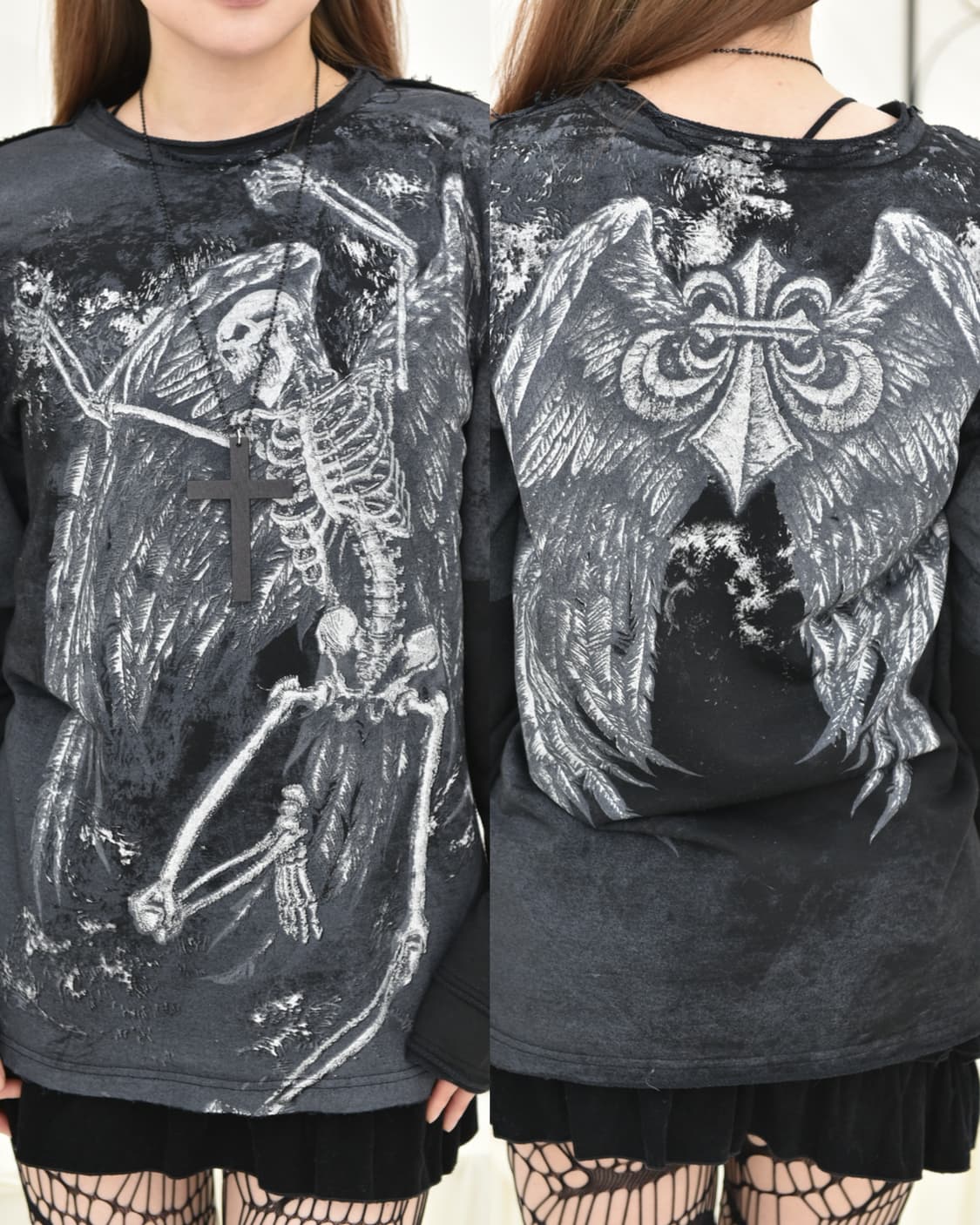 윙 스켈레톤 롱슬리브리스 상품이미지7