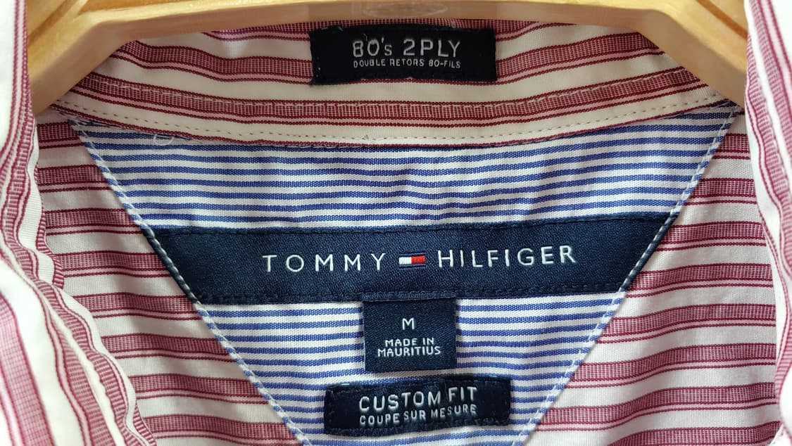 95 타미 빨강스트라이프 셔츠 718 상품이미지4