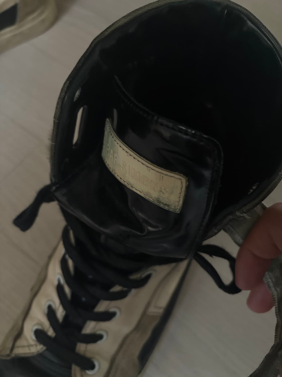 RAF SIMONS 백포켓 하이탑 스니커즈 상품이미지4