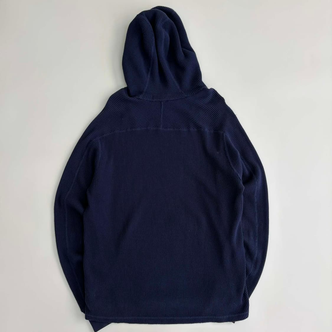 폴로 랄프로렌 네이비 와플 골지 니트 후드티(L) 상품이미지3