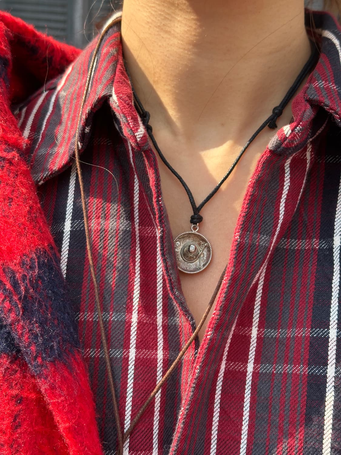 Mexico vintage Sombrero 925Silver Black 상품이미지2