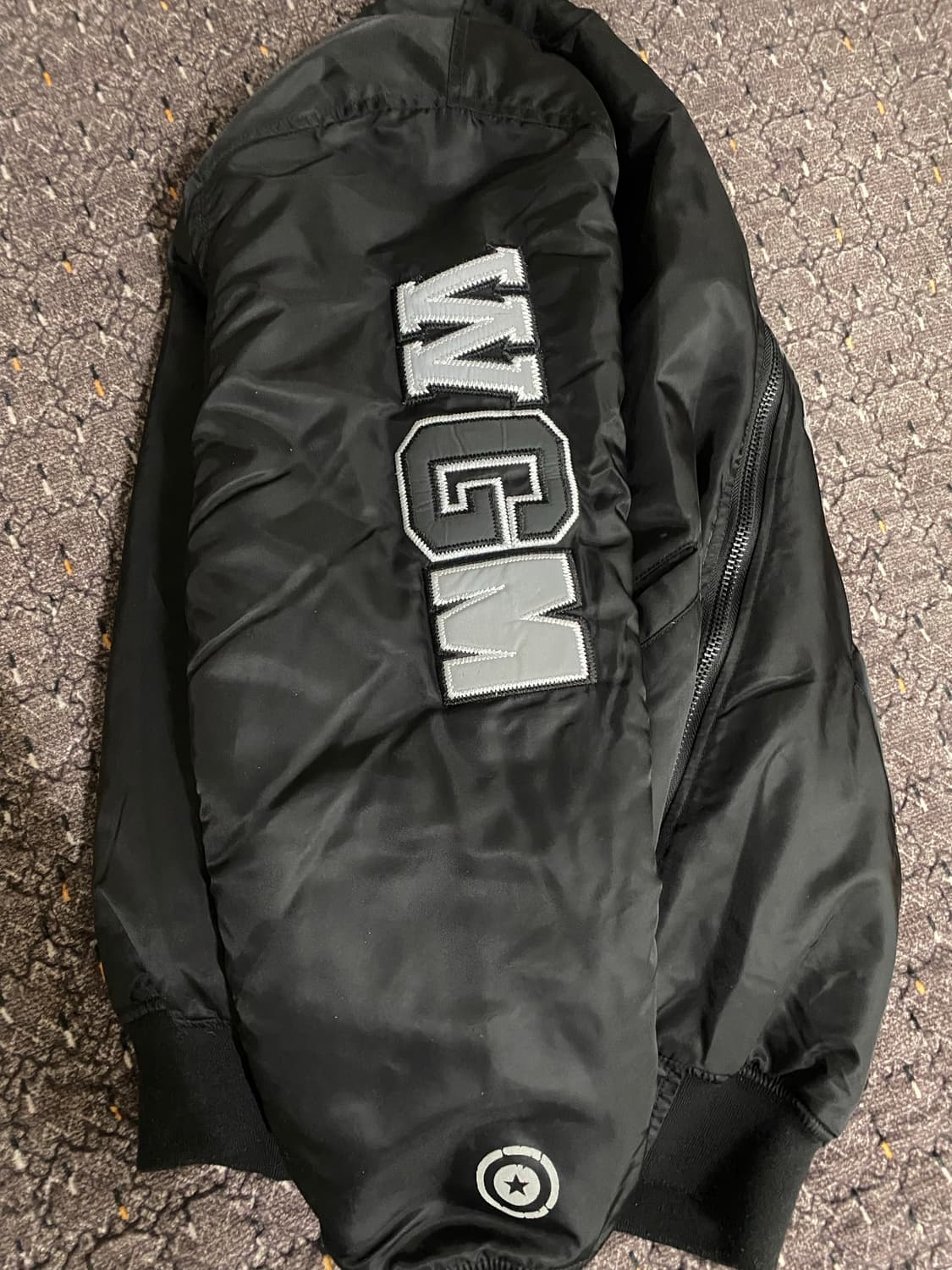 베이프 BAPE 블랙 샤크 항공점퍼 XXL 상품이미지4