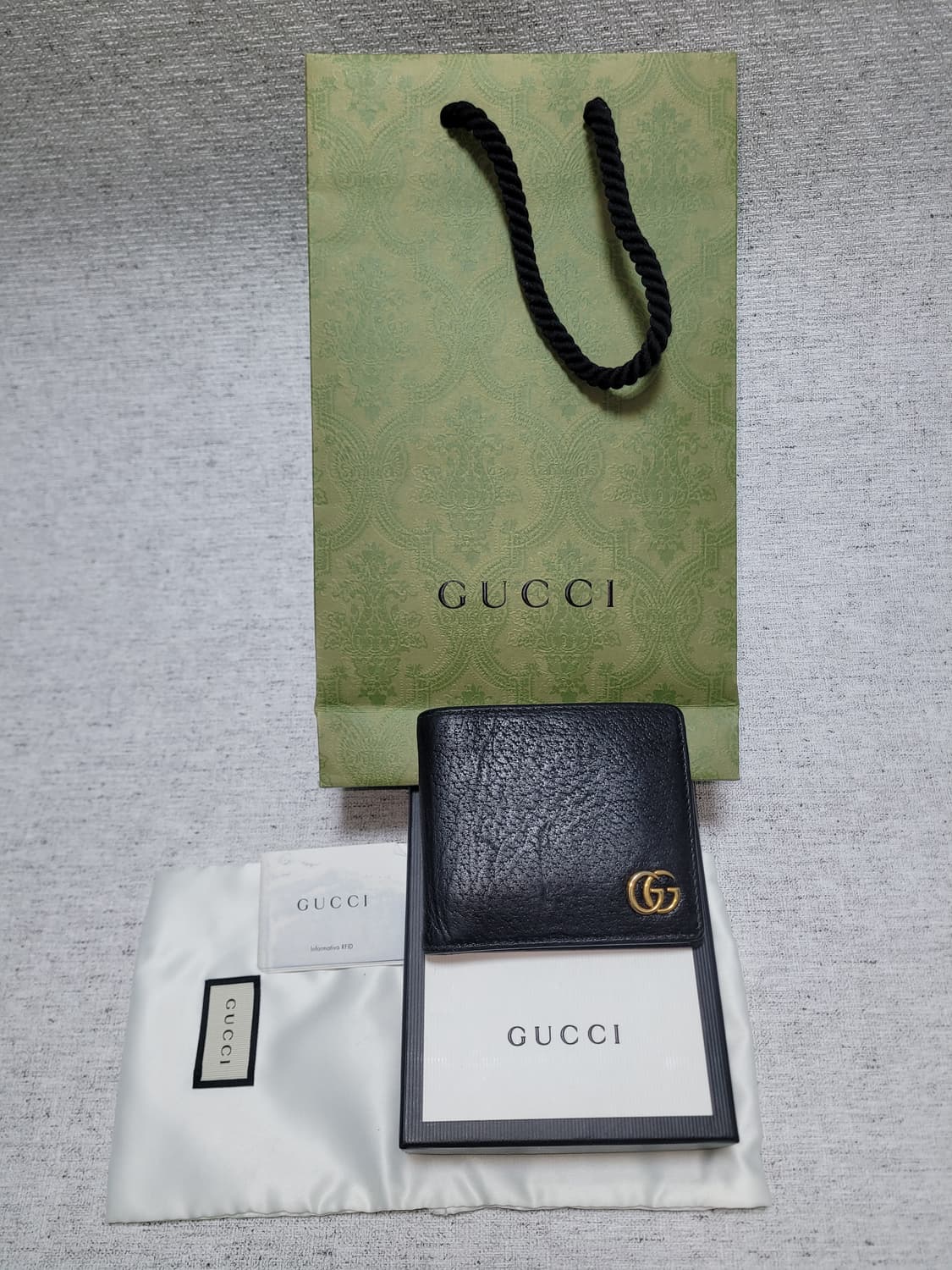 구찌 GG 마몬트 반지갑 블랙 상품이미지2