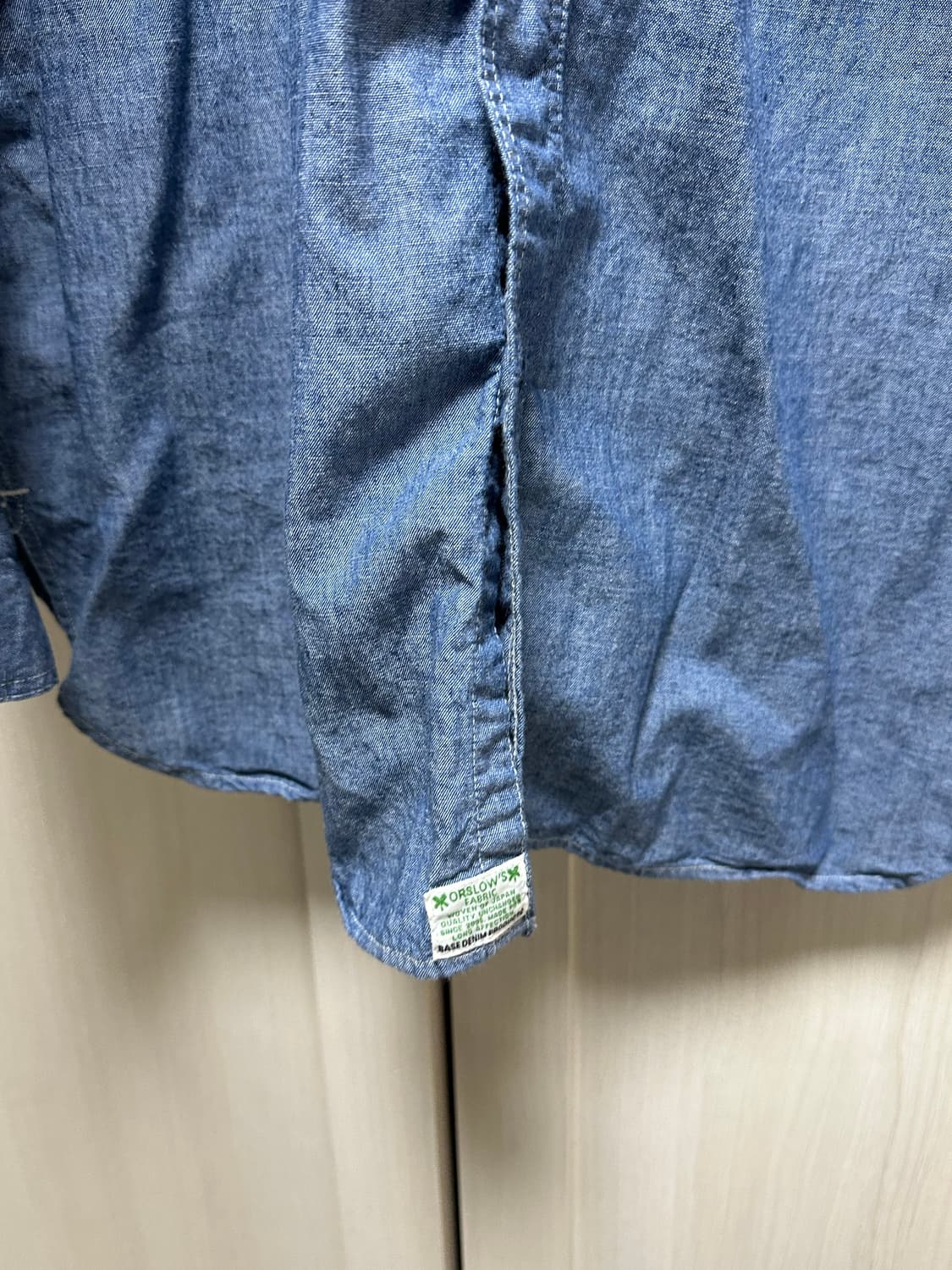 [4] 오어슬로우 샴브레이 워크셔츠 빈티지핏 상품이미지3