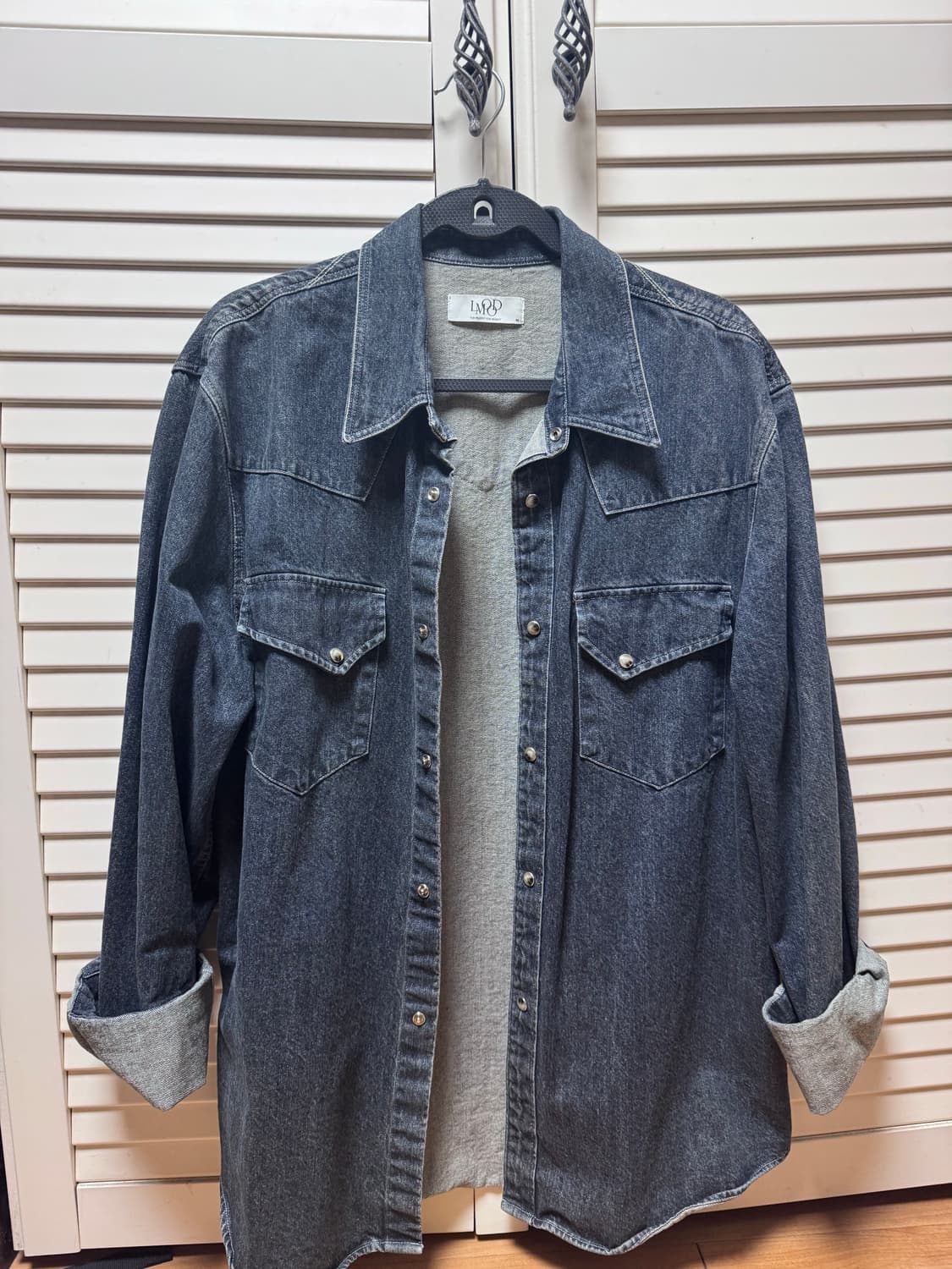 엘무드 웨스턴 데님 셔츠 46 상품이미지3