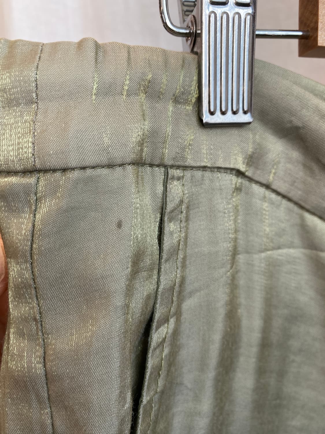 그린 글리터 밴딩팬츠(L) 상품이미지6