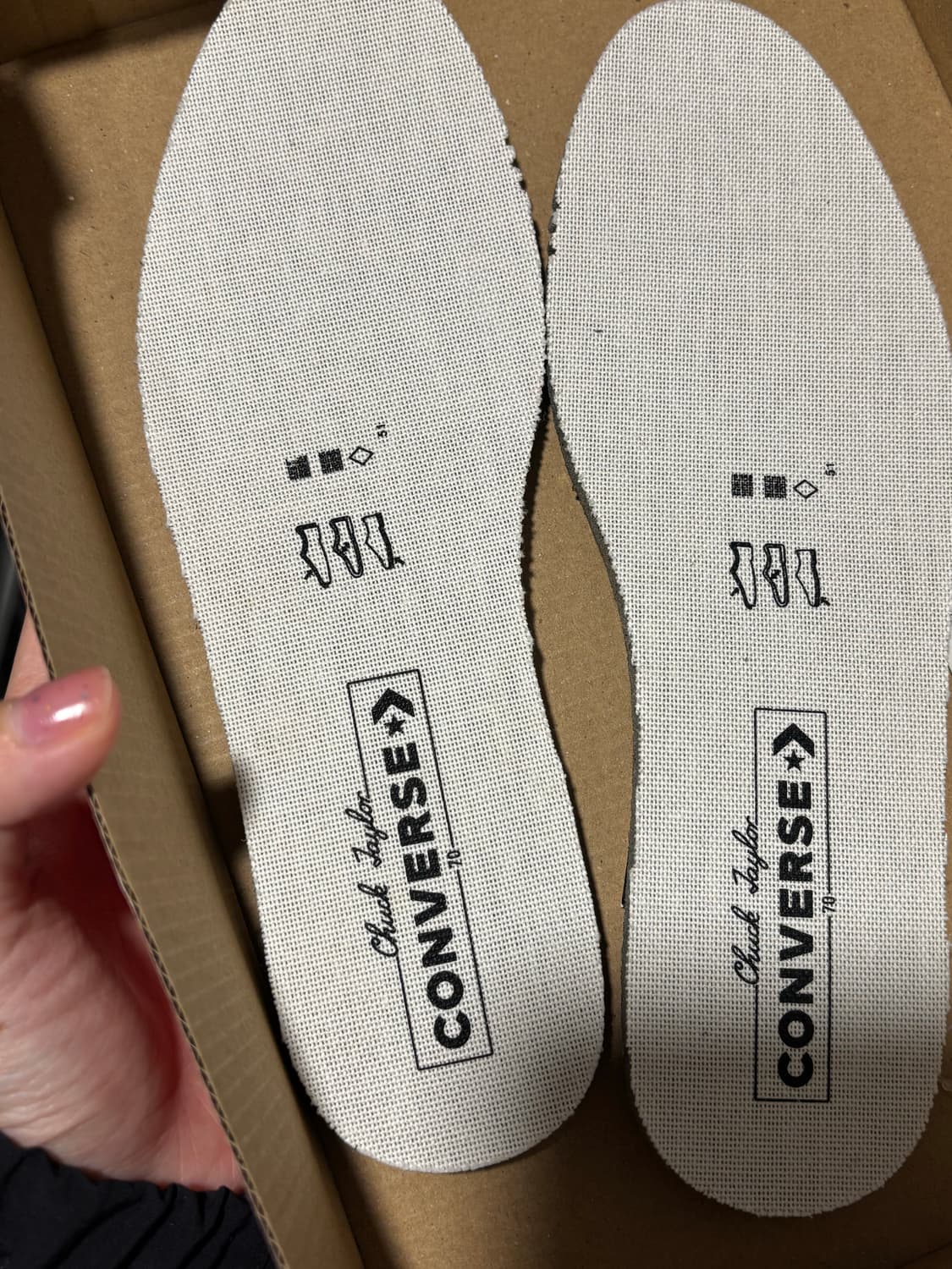 컨버스 척 70 페이즐리 블랙 220mm (풀박) 상품이미지6