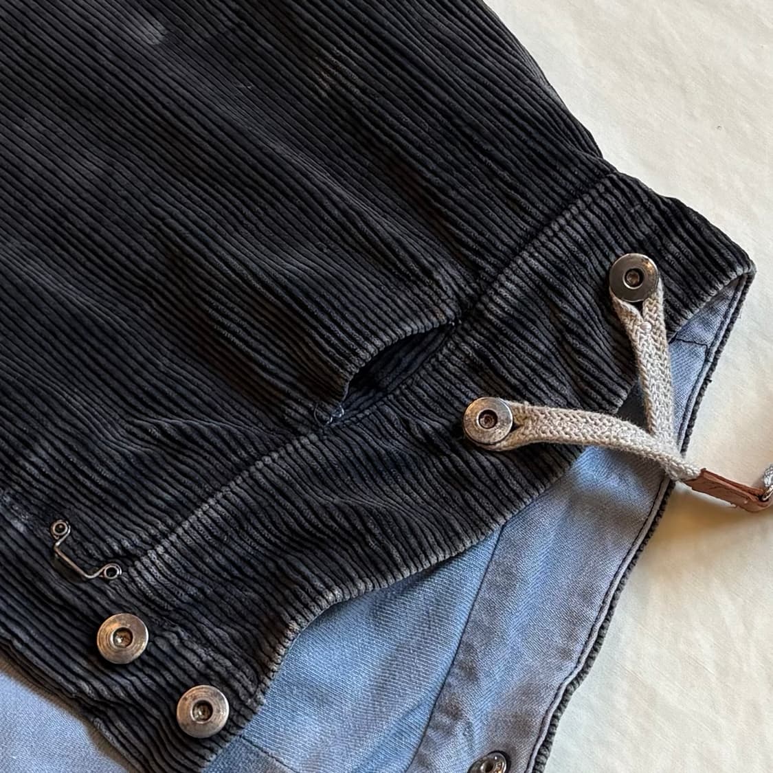 [35] 30~40s 프랑스 Le Favori 헤비 코듀로이 워크 팬츠 상품이미지6