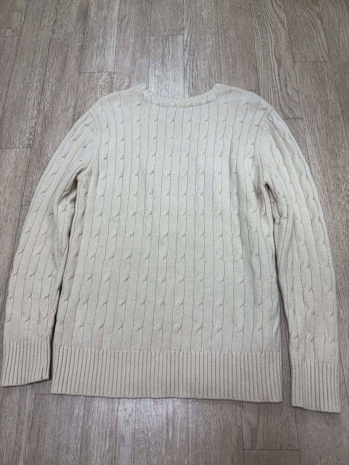 티니위니 꽈배기 아이보리 니트 상품이미지4