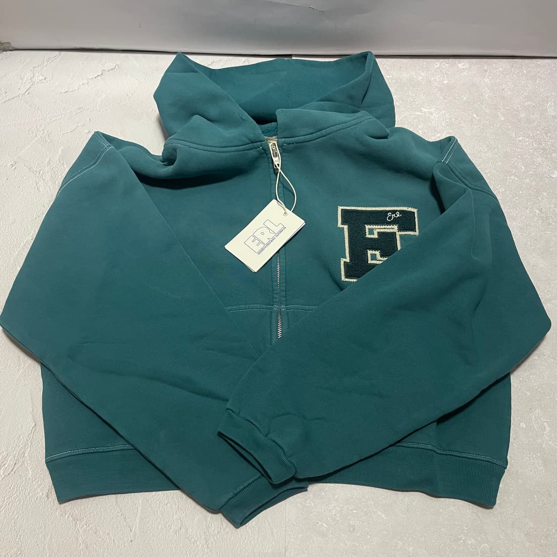 [M] ERL 이알엘 레터맨 바시티 후드집업 상품이미지1