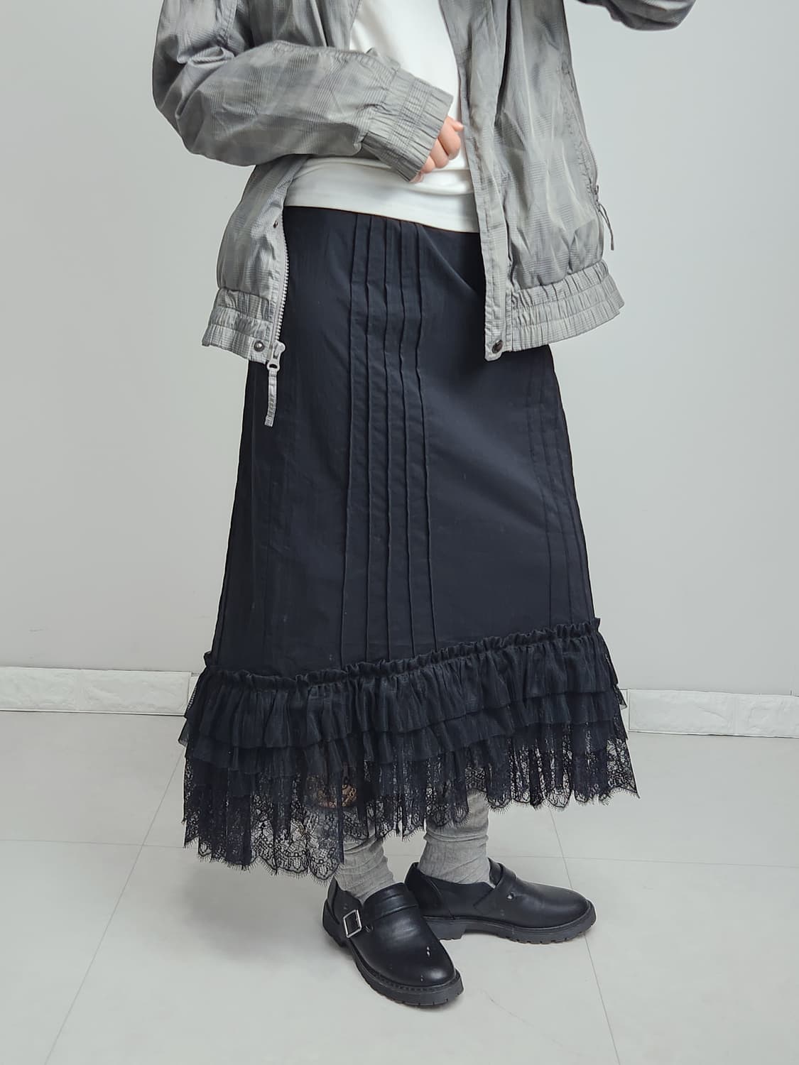 프릴 레이스 스커트 상품이미지5
