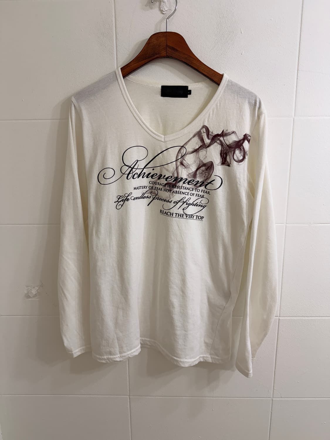 그런지 프레피 더블 코트 상의 세트 상품이미지9