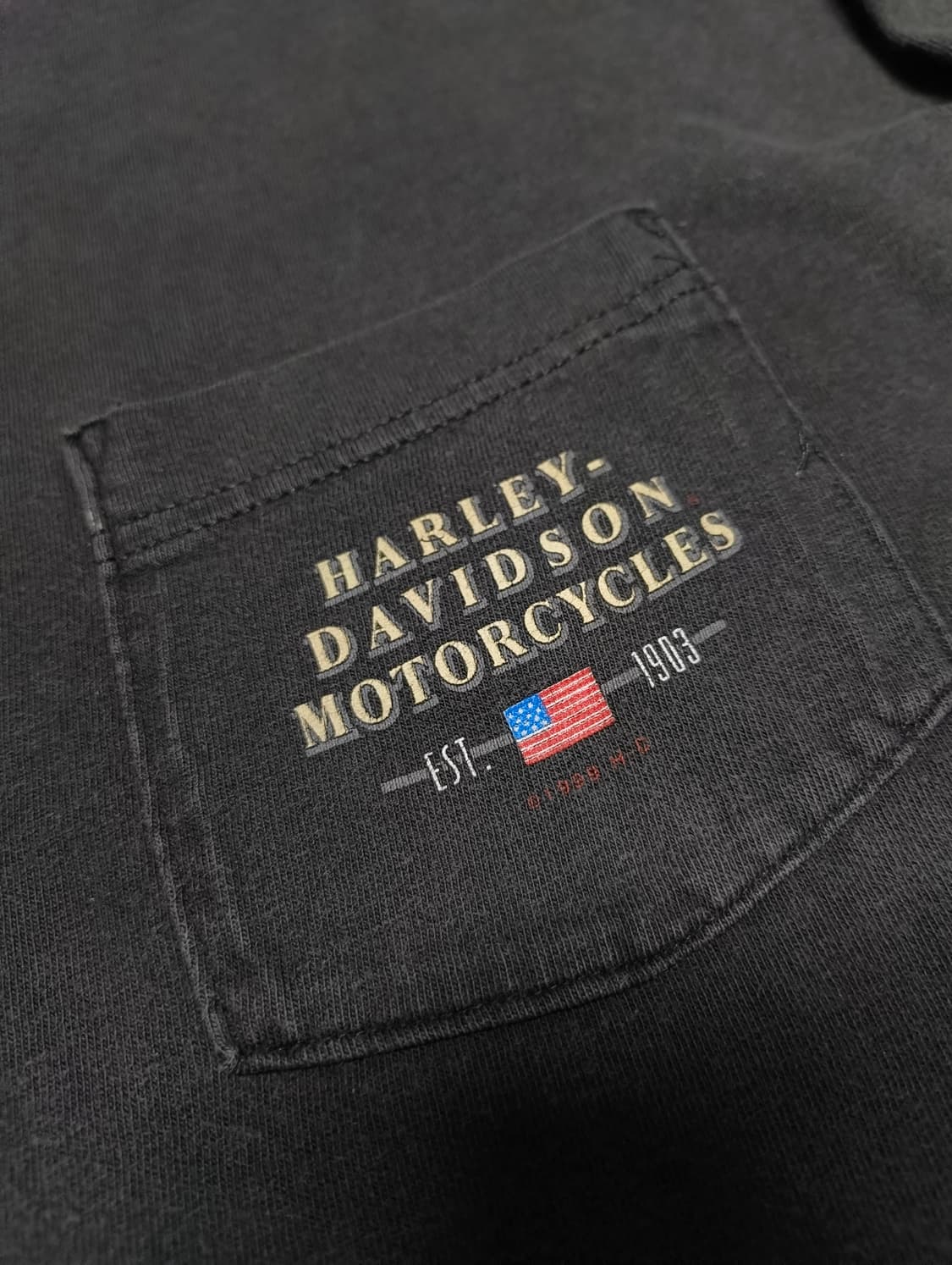 90s 할리데이비슨 롱슬리브 XL 상품이미지2