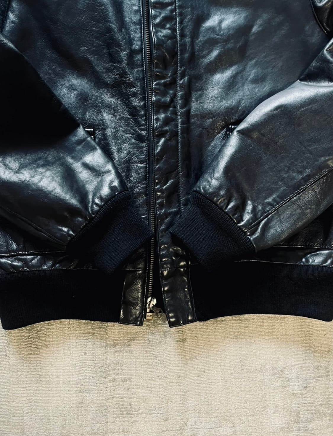 (네고가능)정품 폴로 랄프로렌 A-2 가죽자켓 상품이미지9