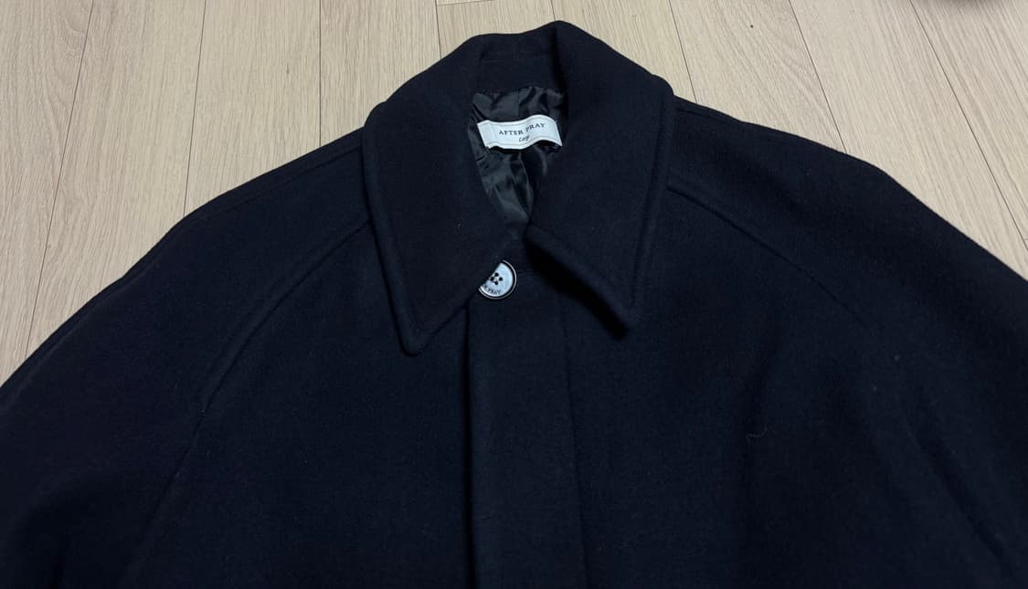 애프터프레이(AFTER PRAY) 발마칸 코트 네이비 L 상품이미지3