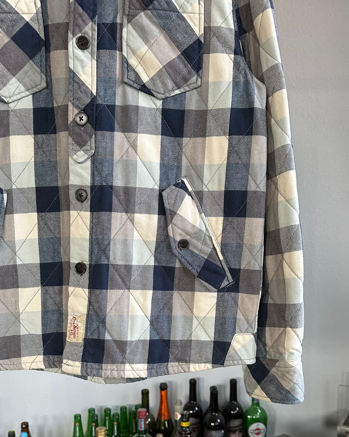 [XL]리바이스 Levi's 플레이드 패디드 셔츠 자켓 상품이미지4