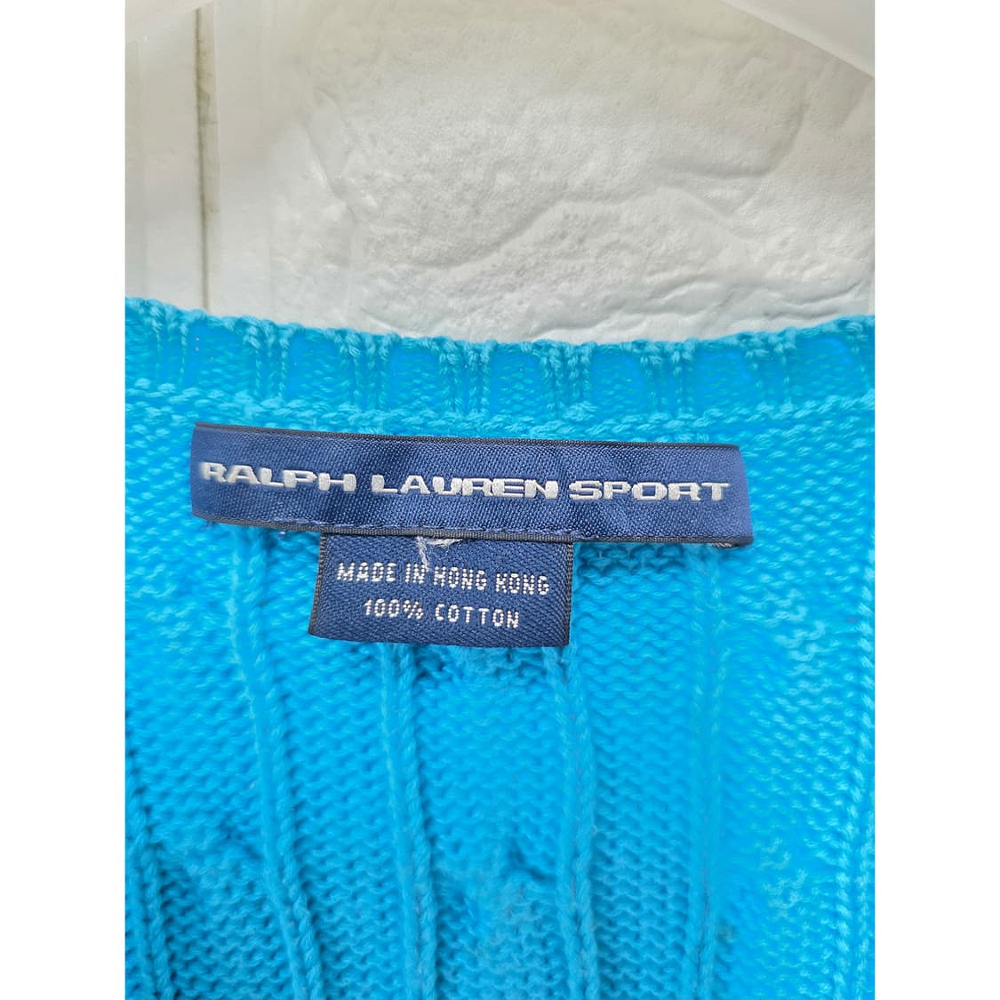 택포) M 폴로랄프로렌 반팔 꽈베기 니트 상품이미지2