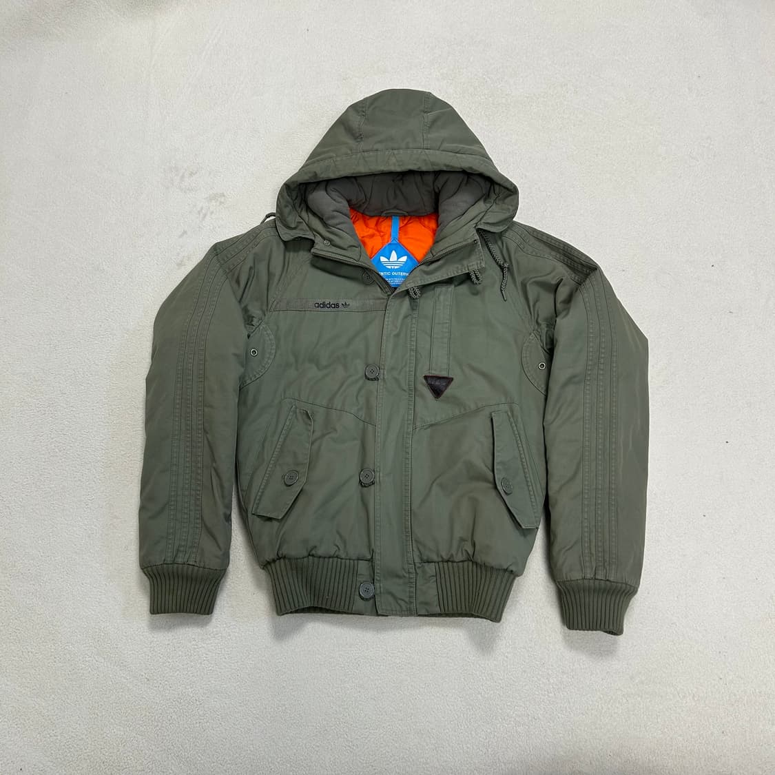 Adidas Khaki Bomber Jacket 상품이미지4