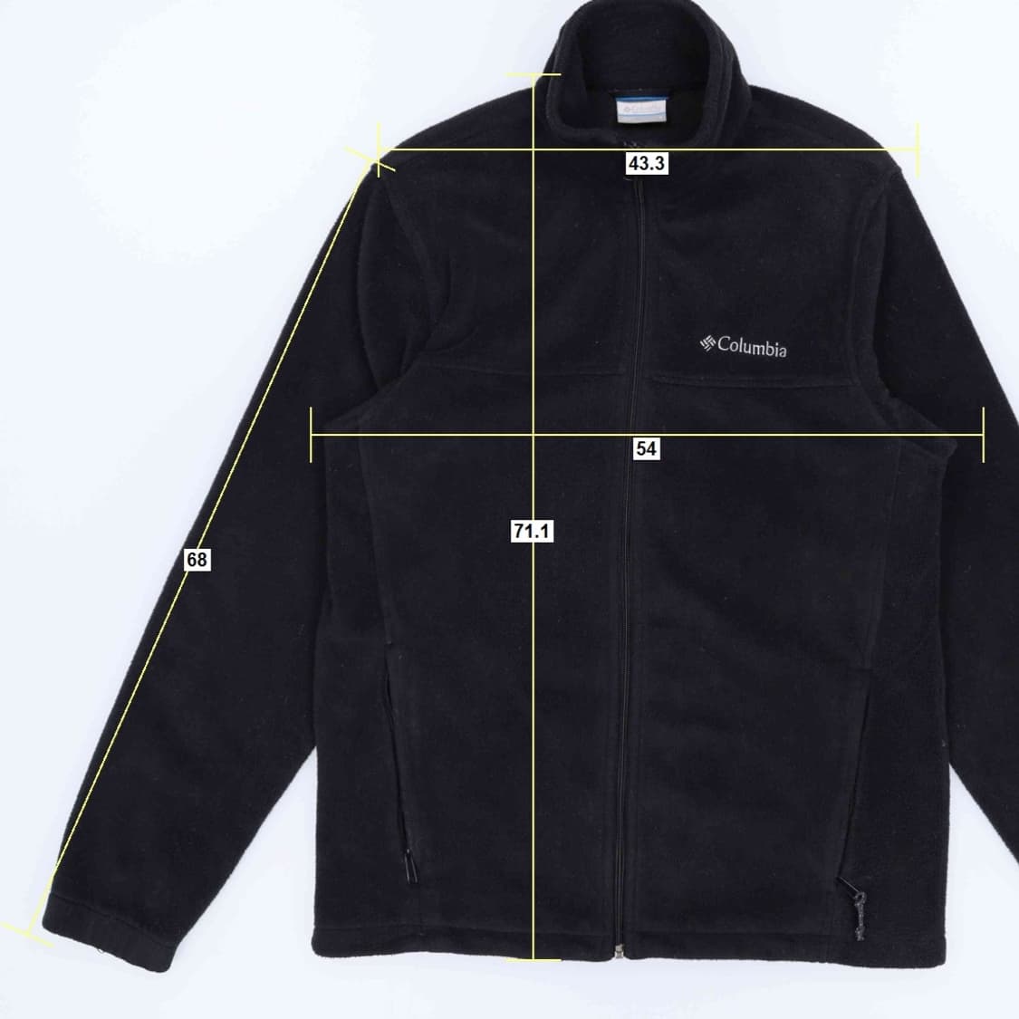 [S] 컬럼비아 블랙 소프트쉘 플리스 후리스 자켓 3899 상품이미지8