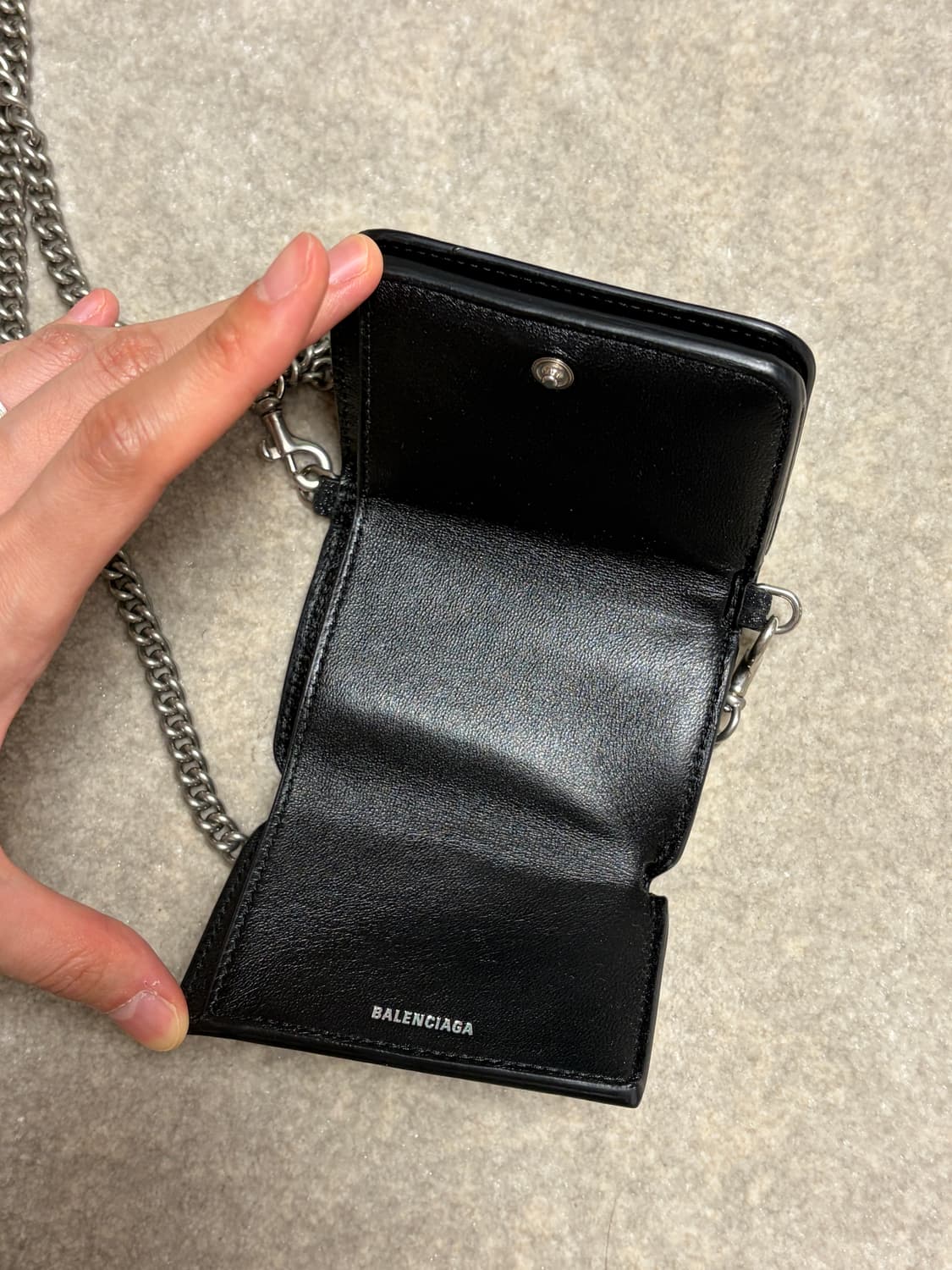 발렌시아가 캐쉬 미니 체인 지갑 정품 새상품 상품이미지5