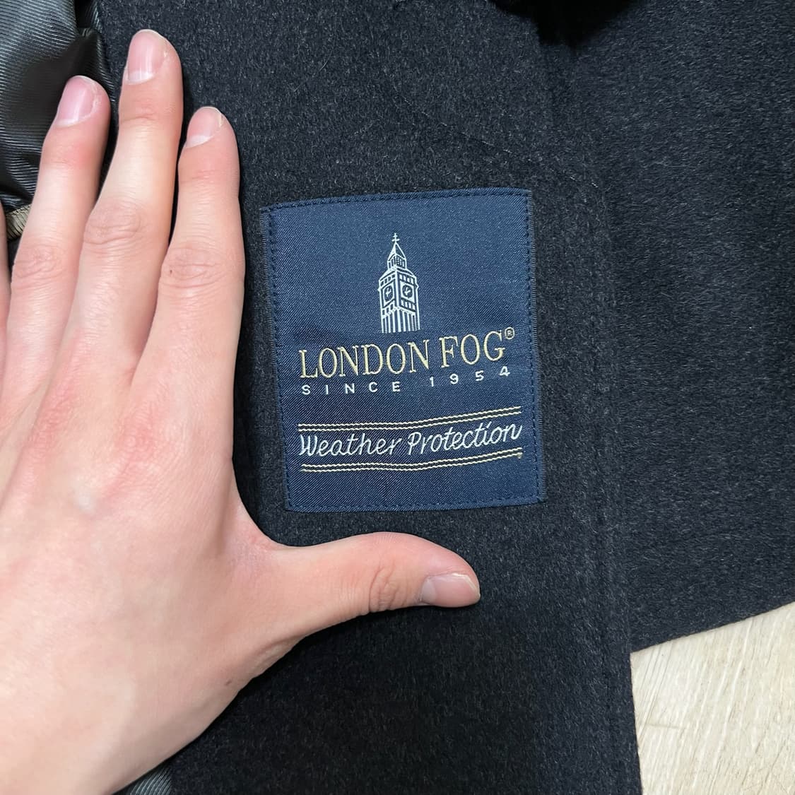 런던포그 남성 클래식 싱글 발마칸코트 XL/105  상품이미지6