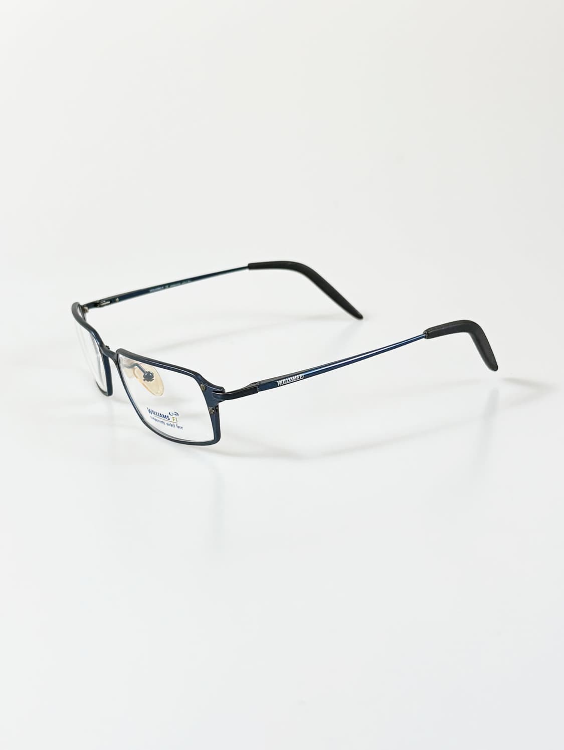 90s WILLIAMS F1 네이비 슬림 스퀘어 메탈 빈티지 안경 상품이미지3