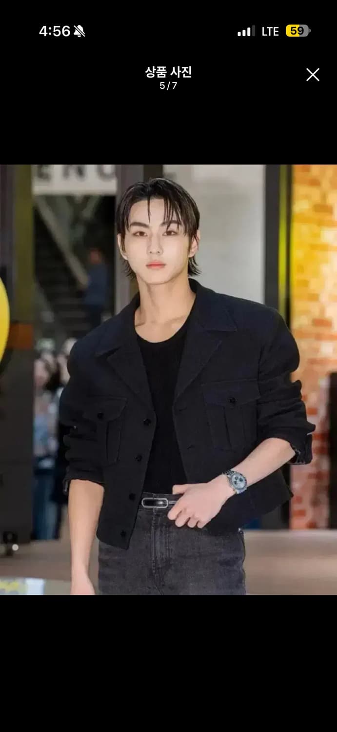 [L] 렉토 카일 밀리터리 울 블렌드 숏 크롭 자켓 상품이미지5