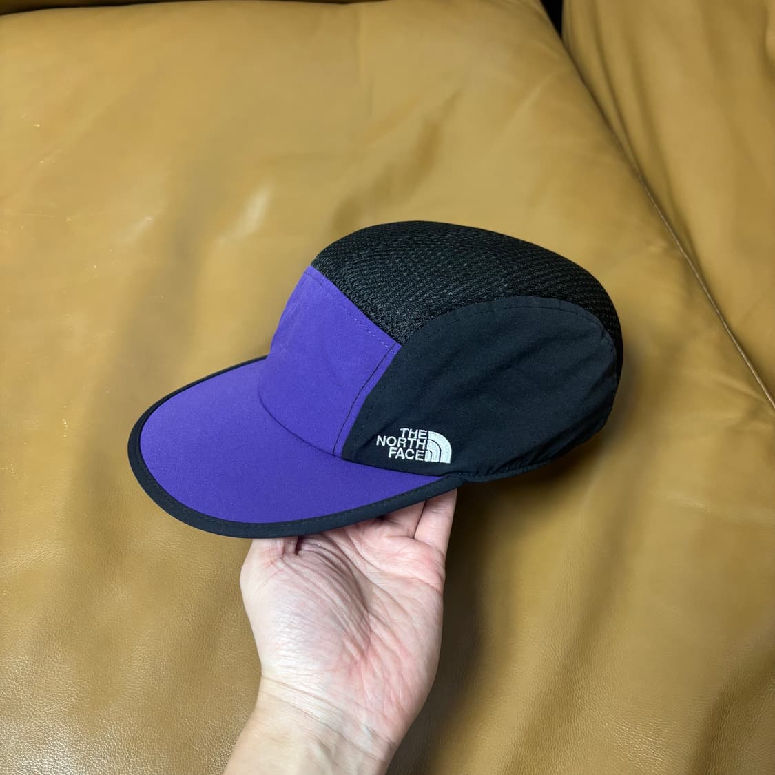 빔즈 빔스 노스페이스 러닝캡 캠프캡 모자 메쉬 퍼플 상품이미지4