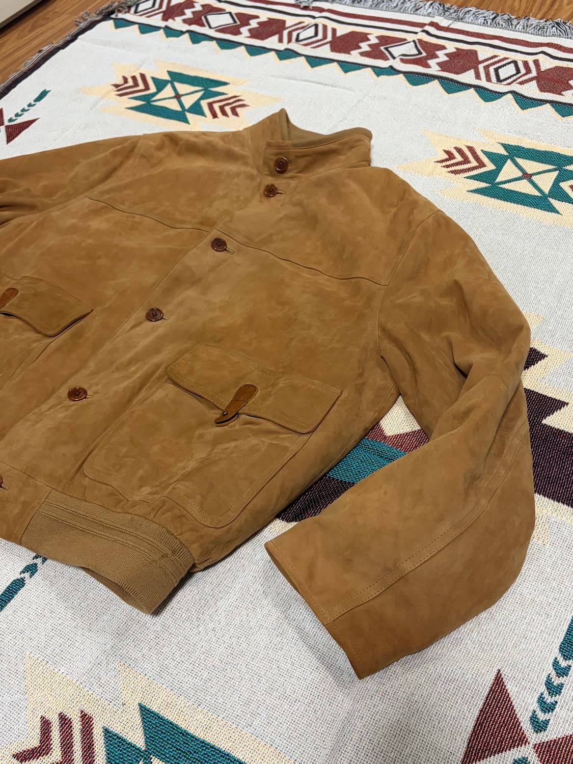 브룩스브라더스 A1 스웨이드 블루종 자켓 상품이미지2