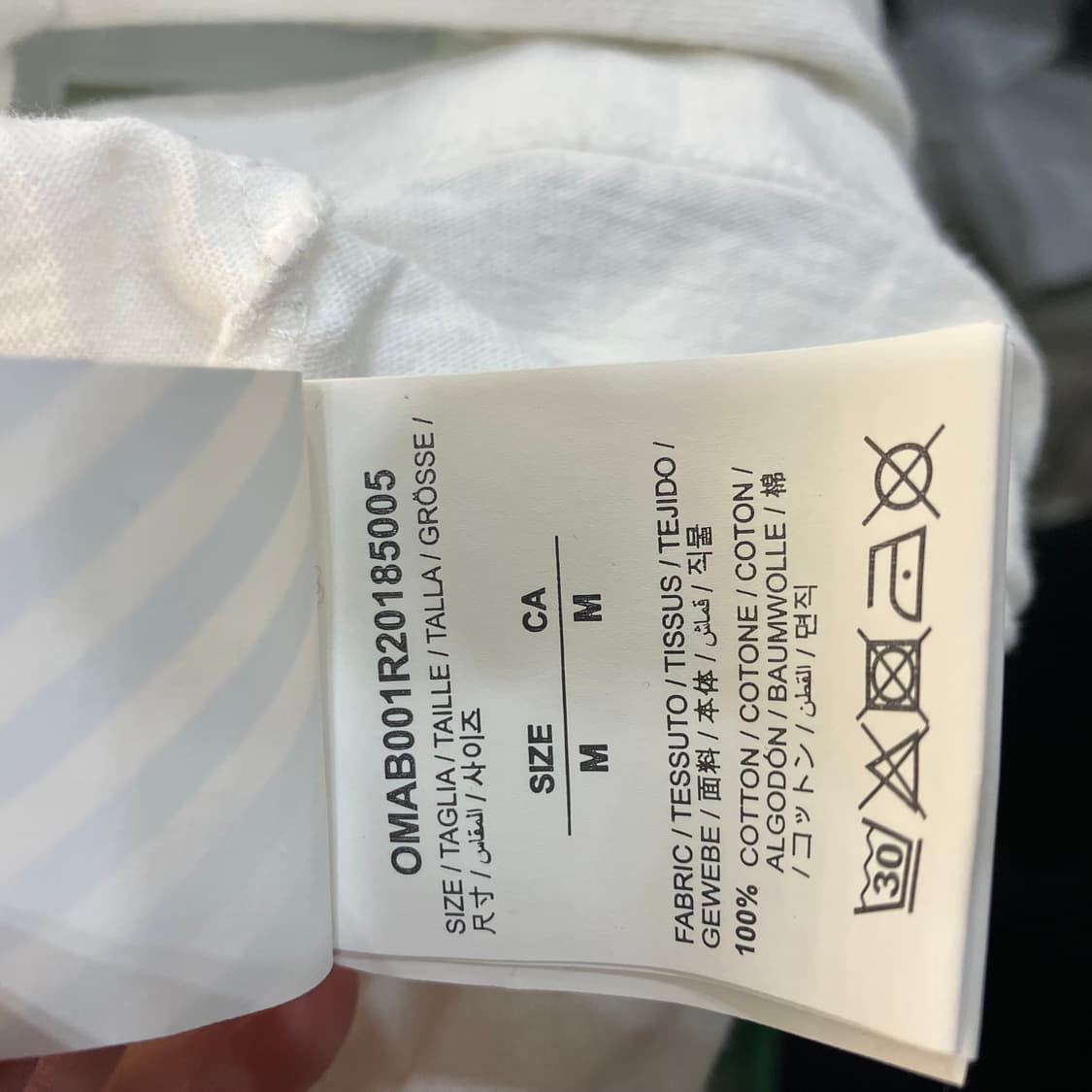 오프화이트 화이트 드리핑 애로우 인콤프 스웨트셔츠 M 상품이미지6