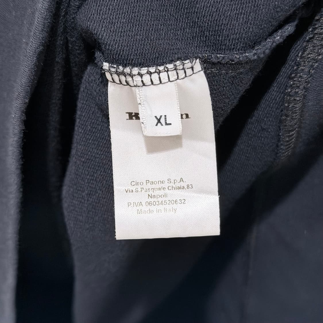 (A+/XL) / 키톤 제오메트릭 프린트 블랙 맨투맨 상품이미지6