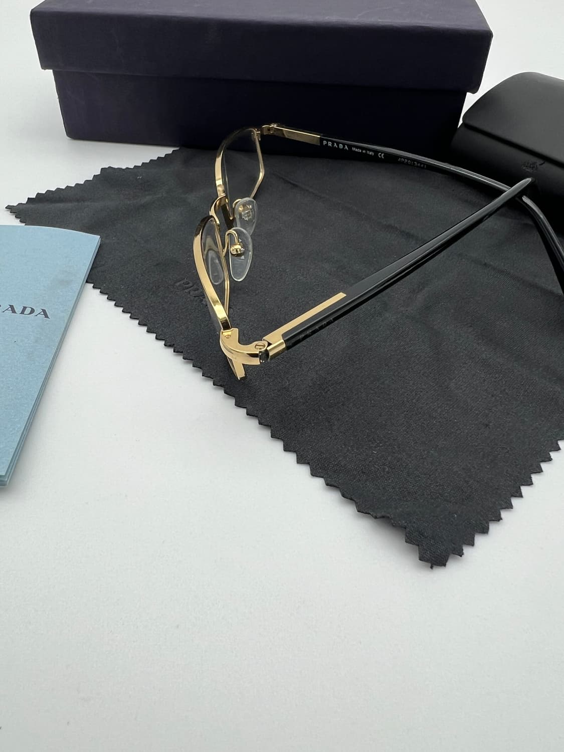 프라다 PRADA 직사각 풀테 안경 VPR52G 5AK-101 상품이미지5