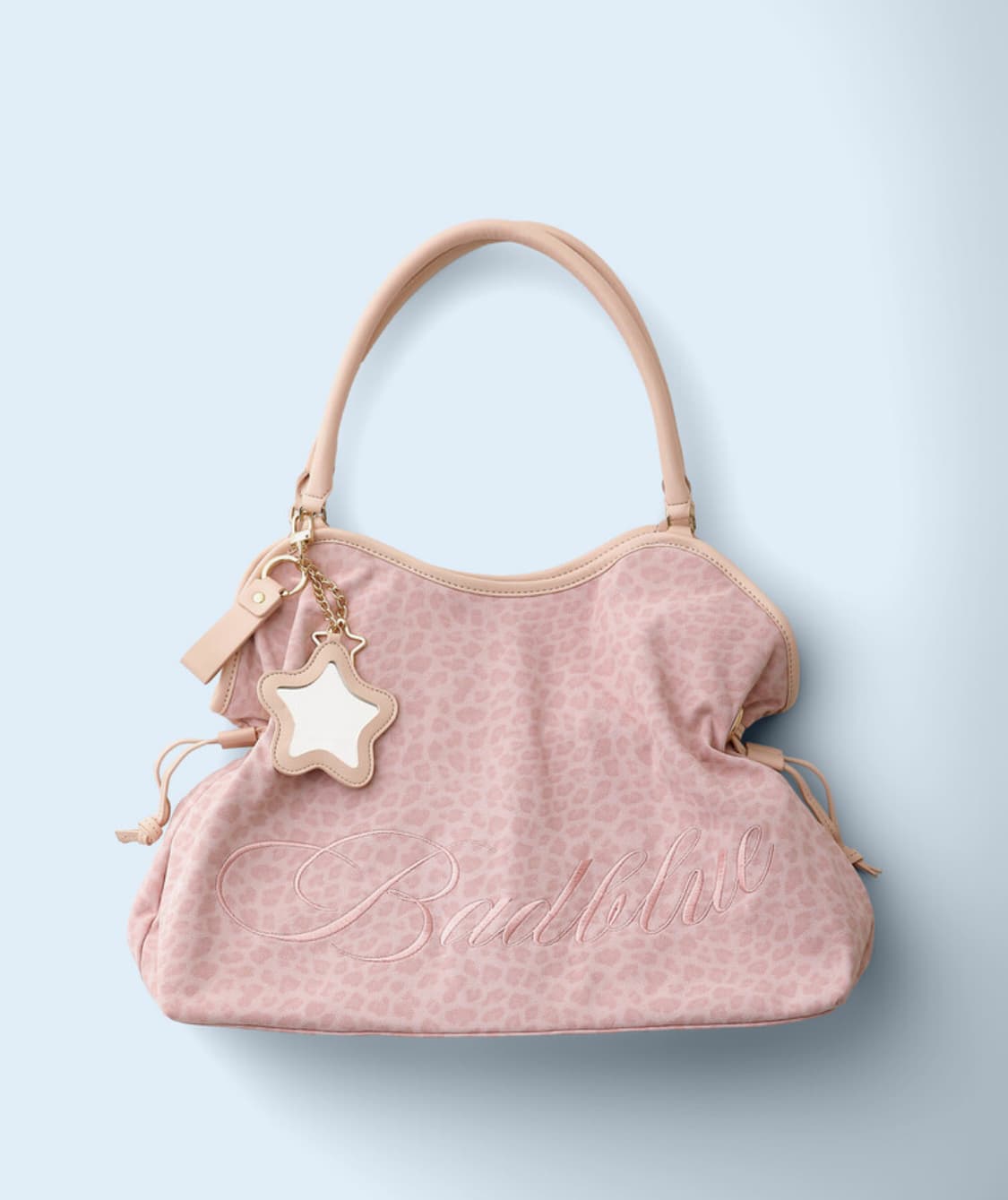 당일배송) 배드블루 딤섬백 레오파드 핑크 상품이미지1