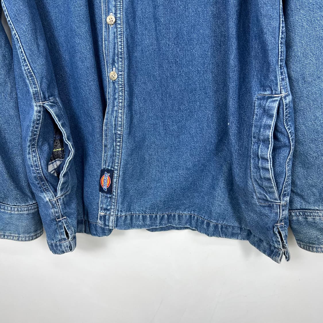 2000s Dickies 디키즈 데님 워크 셔츠 자켓 상품이미지2