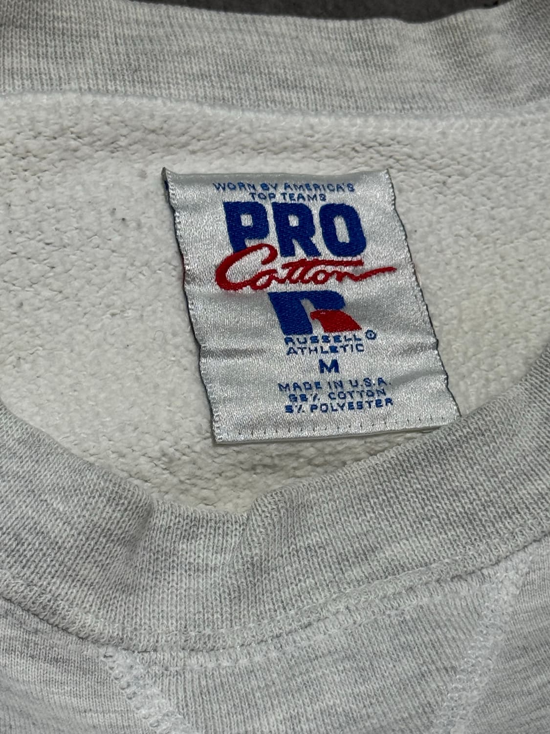 러셀 애슬레틱(Russell Athletic) 90s 프로코튼 맨투맨 상품이미지3